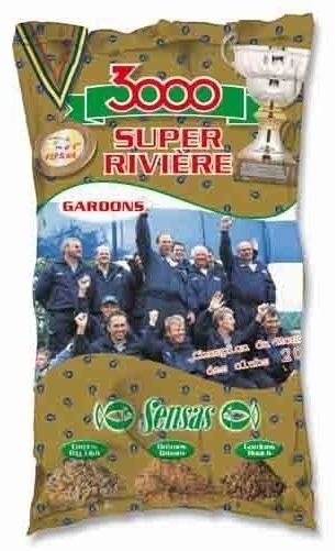 Корм Sensas 3000 Super Riviere Gardons Плотва 1 Кг