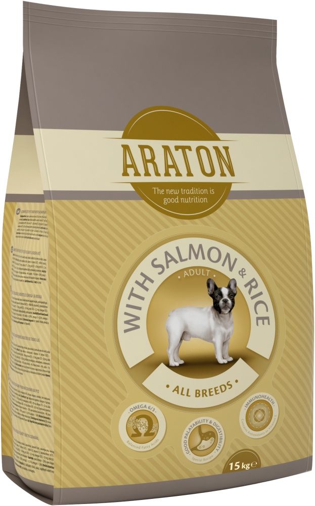 Корм Araton Dog Adult Salmon Лосось 15 Кг