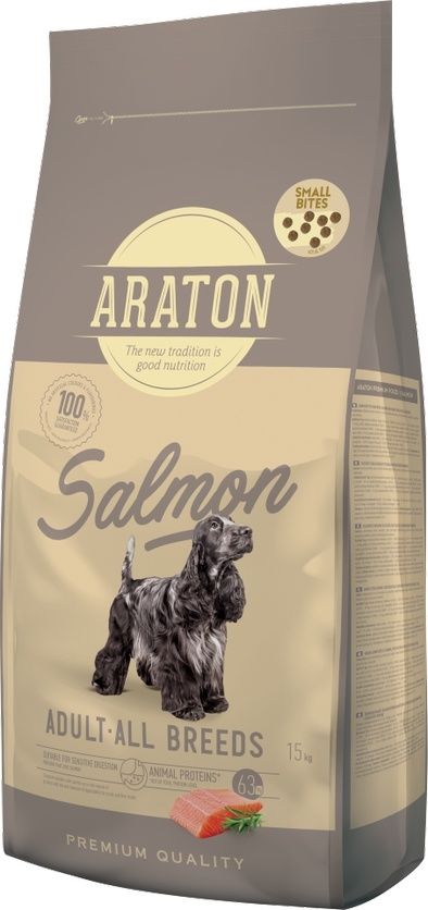 Корм Araton Dog Adult Salmon 15 Кг