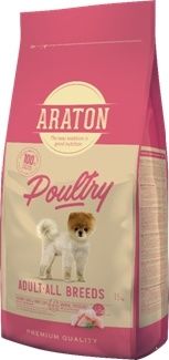 Корм Araton Dog Adult Poultry Для Мелких И Средних Пород 15 Кг